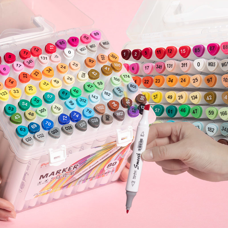 Copic Marker Classic - 전문가용 36색 아크릴 물감 마커 세트,