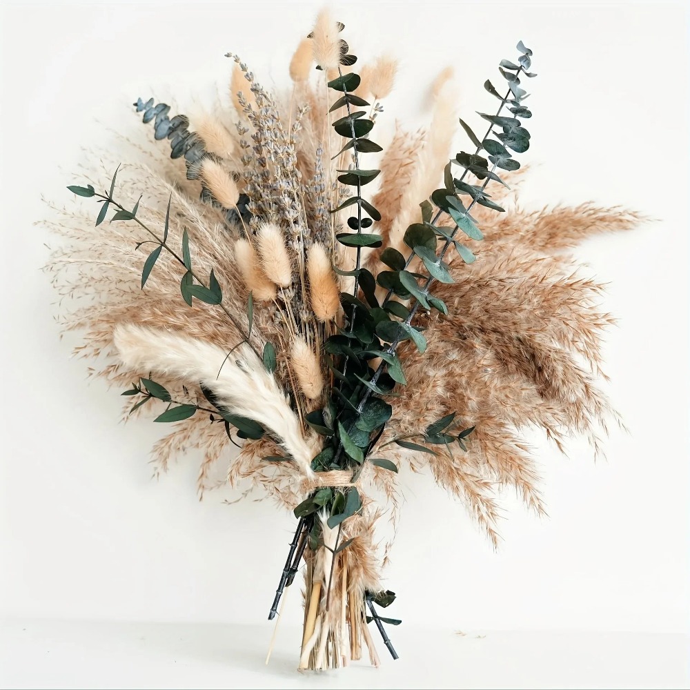 Dried Flower Bulk - 80 조각 자연 말린 꽃 꽃다발