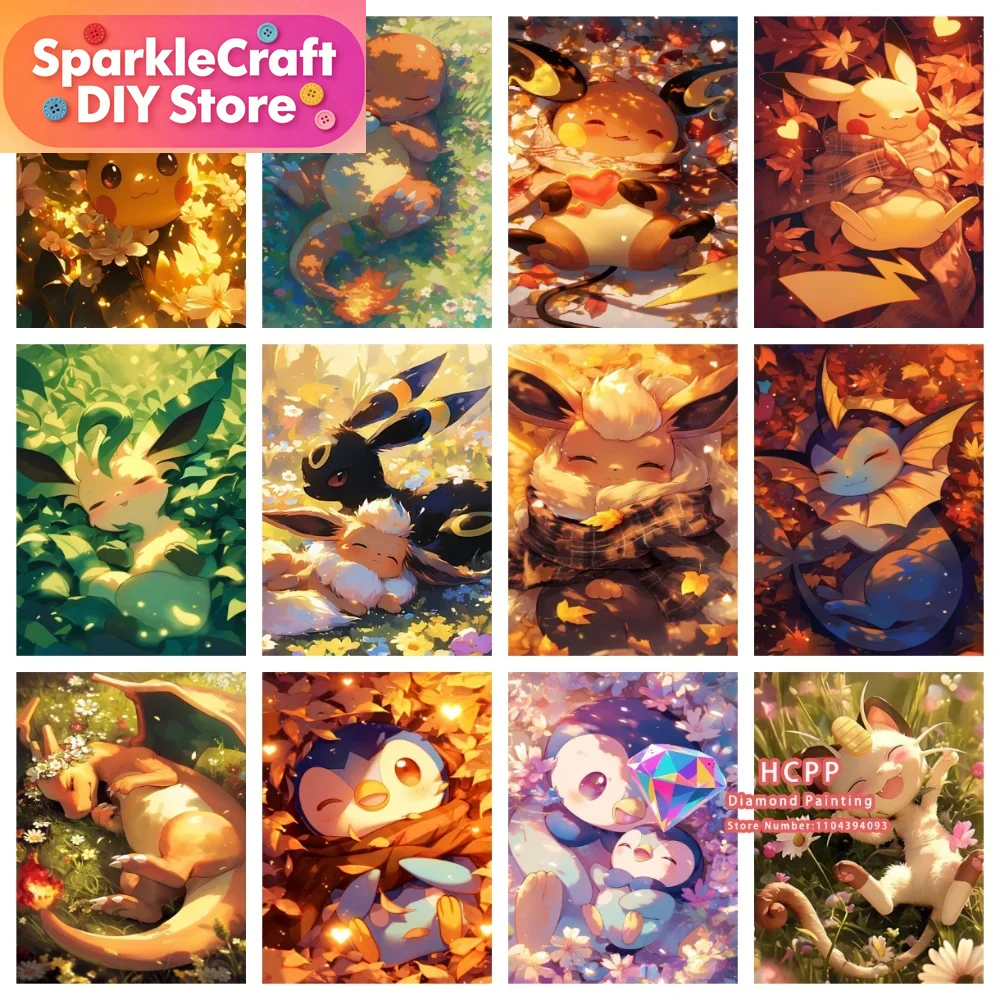 Resin Craft Supplies - 1pc 프레임리스 만화 포켓몬 피카추 Charizard
