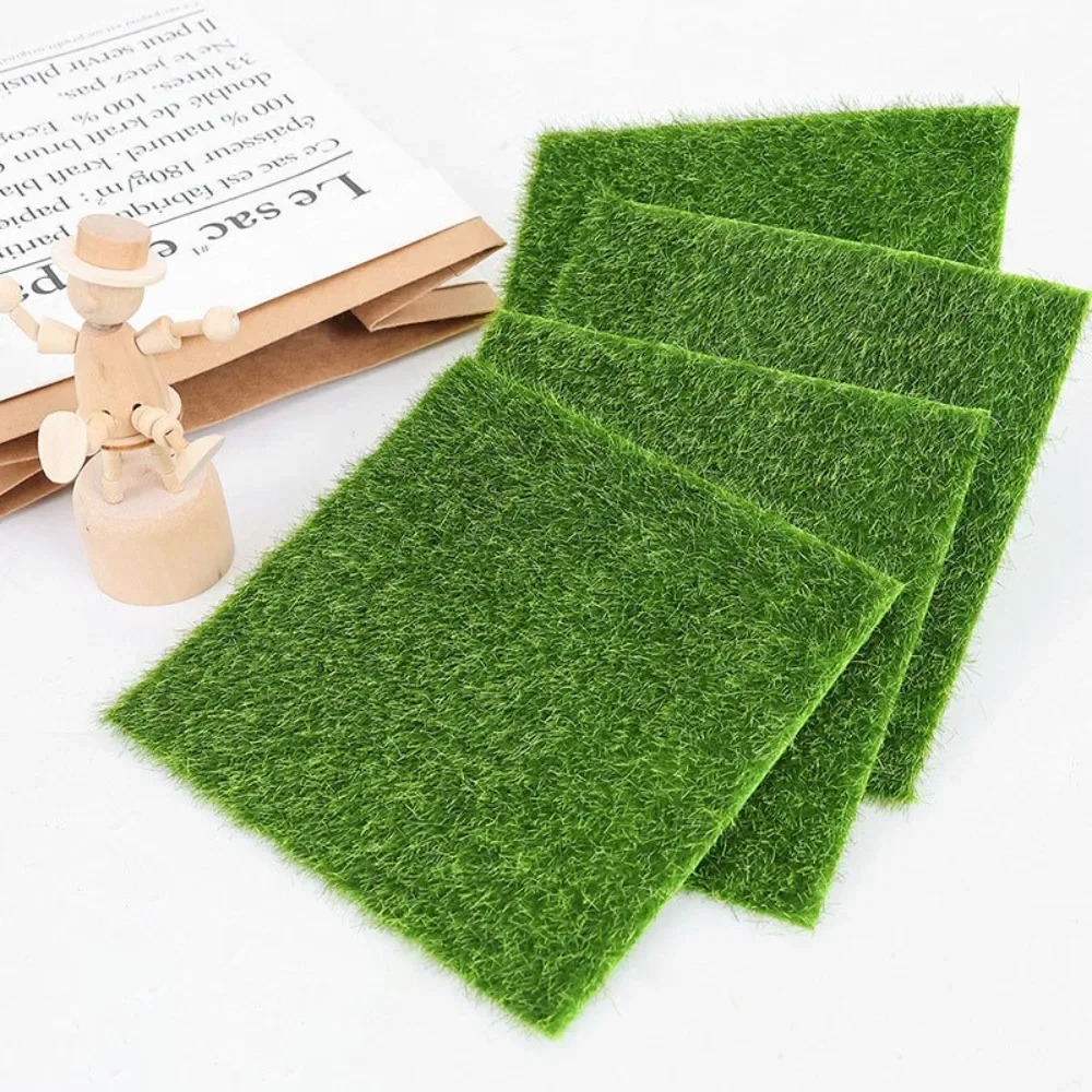 Terrarium Moss Art - 인공 잔디 매트 이끼 미니어처 DIY