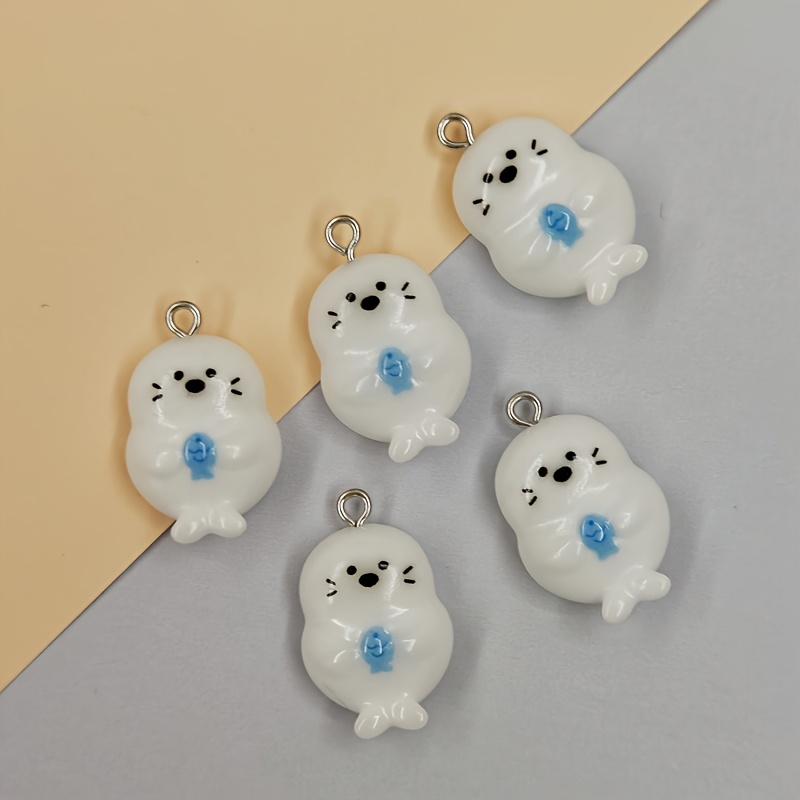 6개입 레진 물고기 및 바다표범 펜던트, 귀여운 작은  - Resin Craft Supplies 리뷰 및 가격