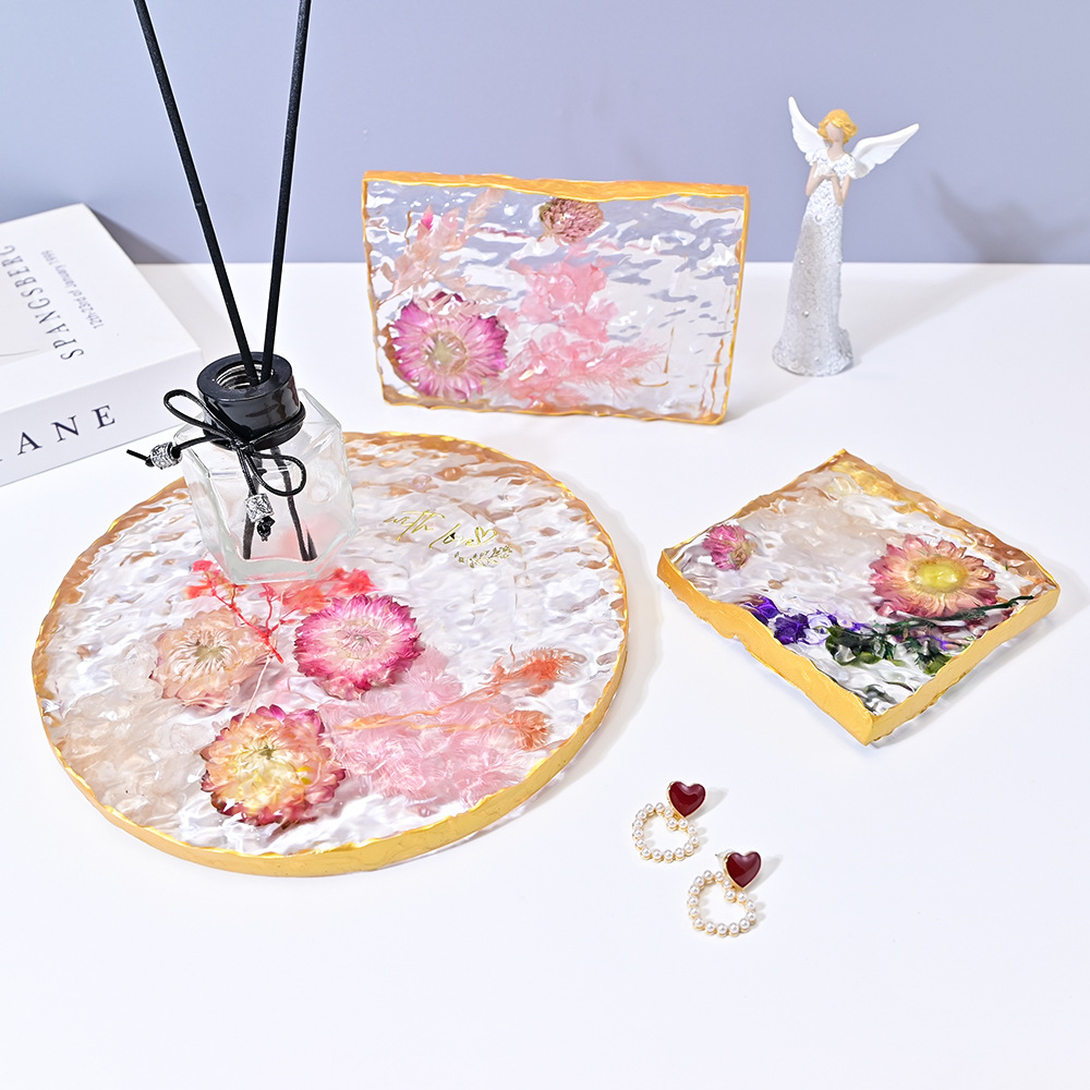 크리스마스 물결 무늬 원형 탁상용 베이스 실리콘 몰드, - Coaster Mold Round 리뷰 및 가격