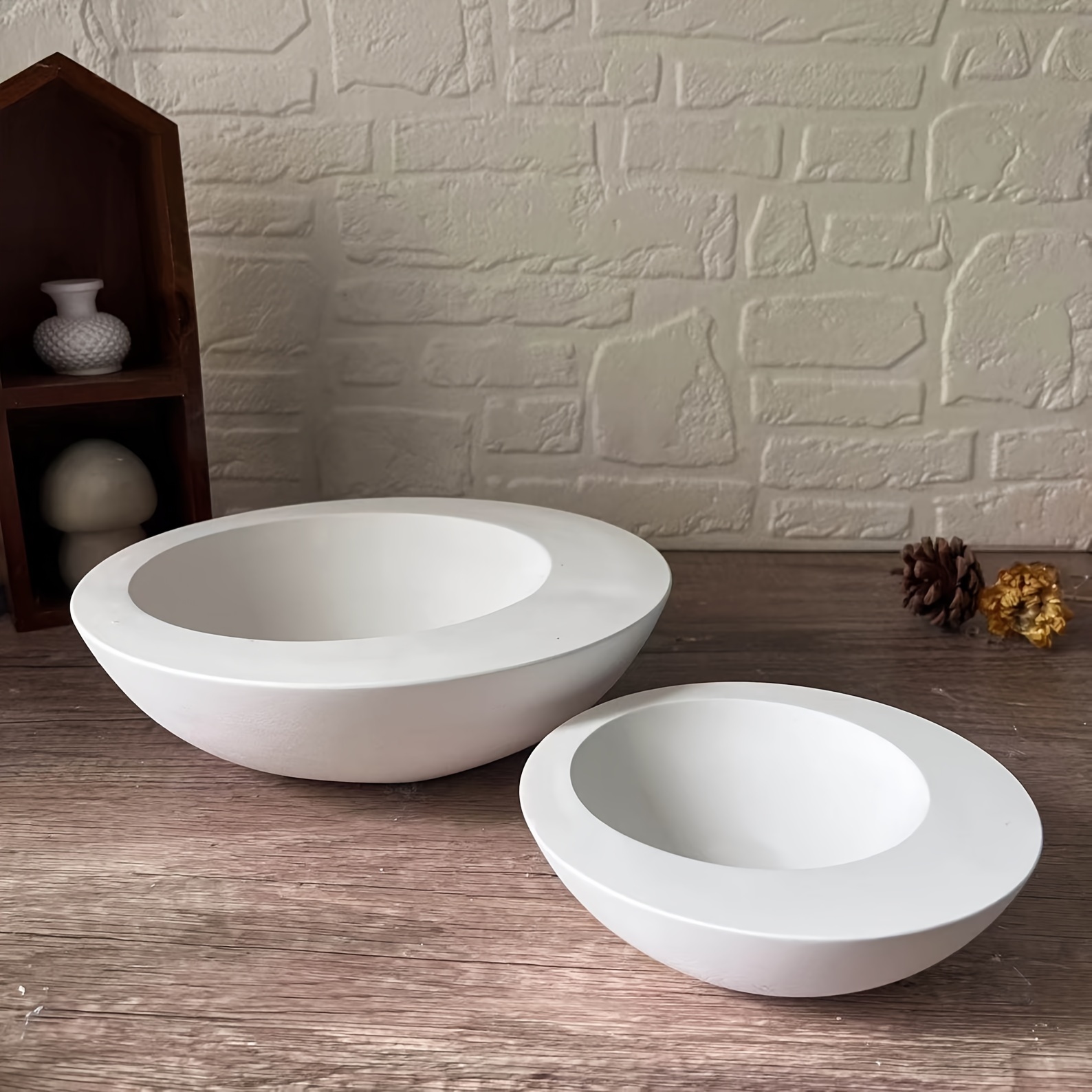 장식, 광택 보관함, 석고, 장식품, 수지 용 1pc  - Coaster Mold Round 리뷰 및 가격