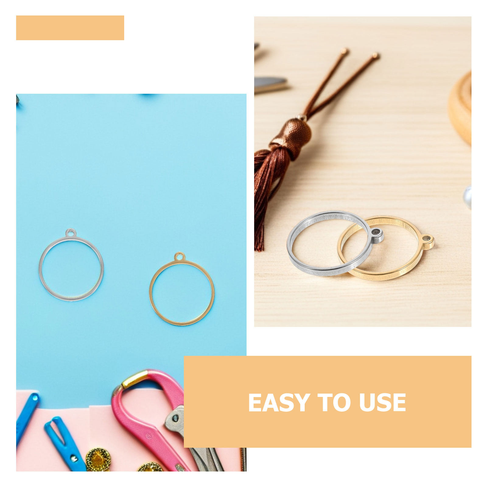 12개입, 주얼리 제작용 베젤 블랭크, 스테인리스 스틸 - Resin Craft Supplies 리뷰 및 가격