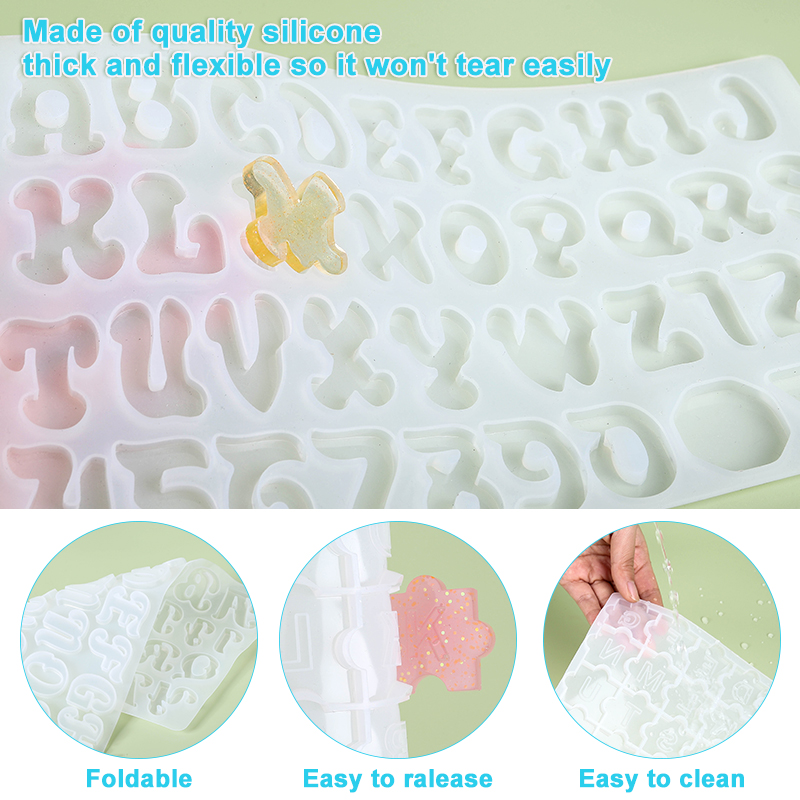 알파벳 키 체인 금형 알파벳 수지 실리콘 금형 수지 문 - Resin Jewelry Kit 리뷰 및 가격