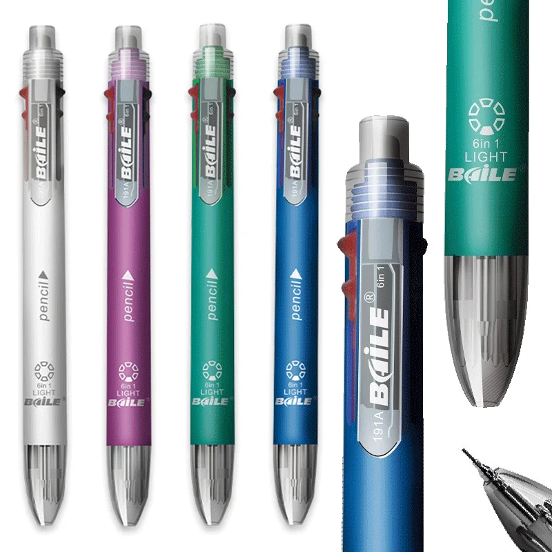 4/12Pcs 6 in 1 멀티 컬러 펜 볼펜 세트 개 - Staedtler Pencil Lumocolor 리뷰 및 가격
