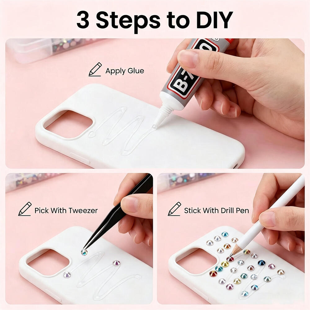 멀티 컬러 3mm 플랫백 레진 라인스톤 키트 젤리 다이 - Resin Jewelry Kit 리뷰 및 가격